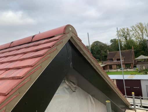 This is a photo of a roof recently installed carried out in Rochester, Kent. Works have been carried out by Rochester Roofing