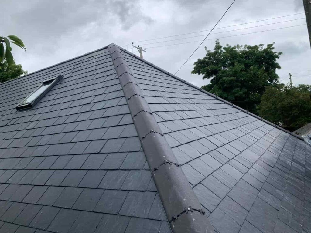This is a photo of a Slate roof installation installed in Rochester.